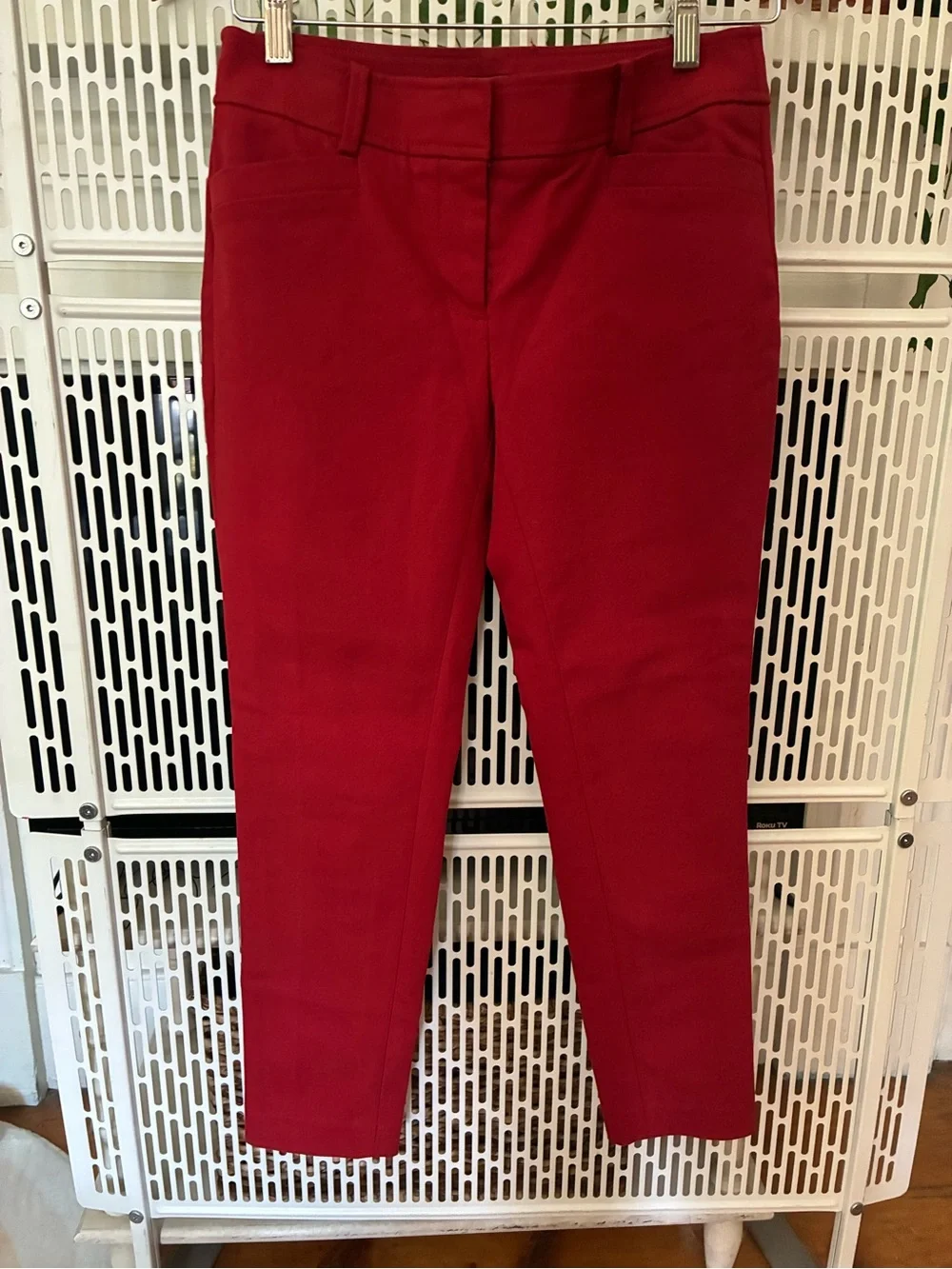 LOFT Women’s Red Slim Ankle Pants